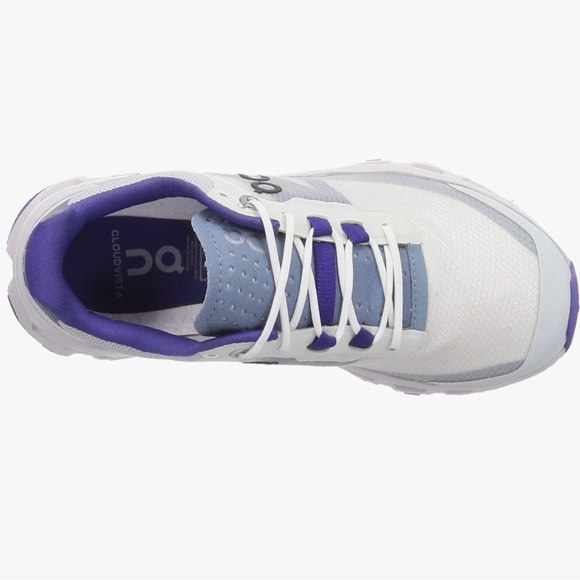 LIKE NEW Worn Once! On Running Women’s Cloudvista-W8.5 in Frost|Mineral - Picture 3 of 11